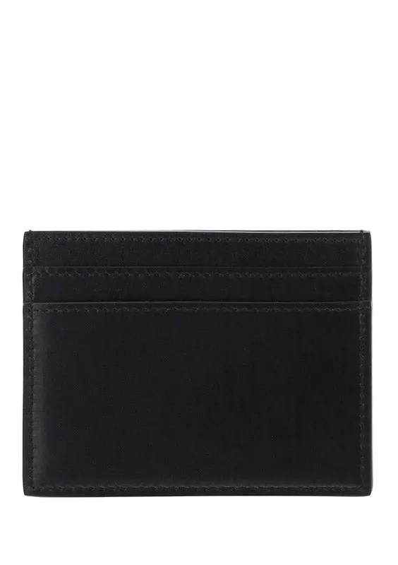 Credit Card Case in Smooth Leather - Black