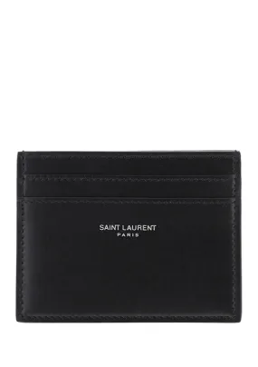 Credit Card Case in Smooth Leather - Black