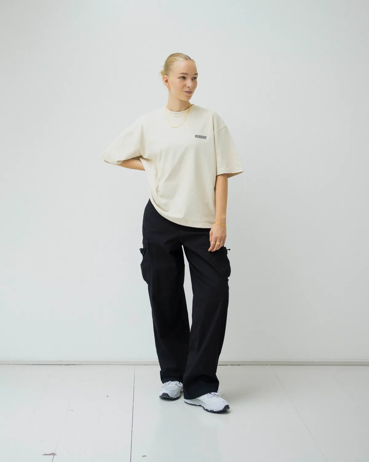 Cropper Cargo Pants - Black