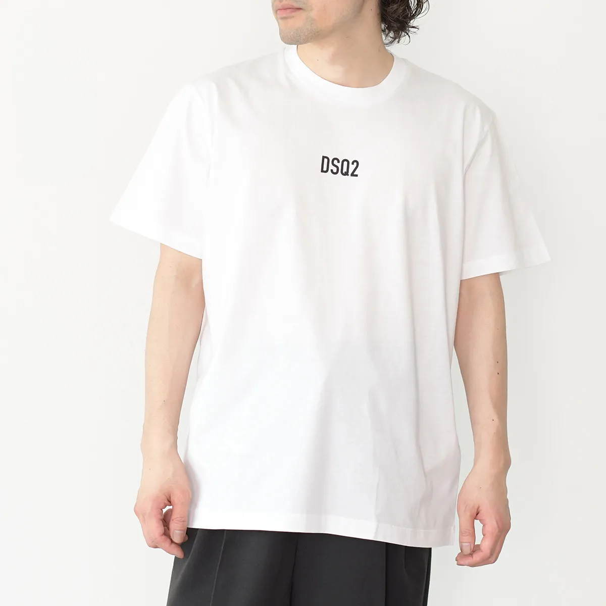 D SQUARED2  |Crew Neck Cotton Short Sleeves Logo Luxury