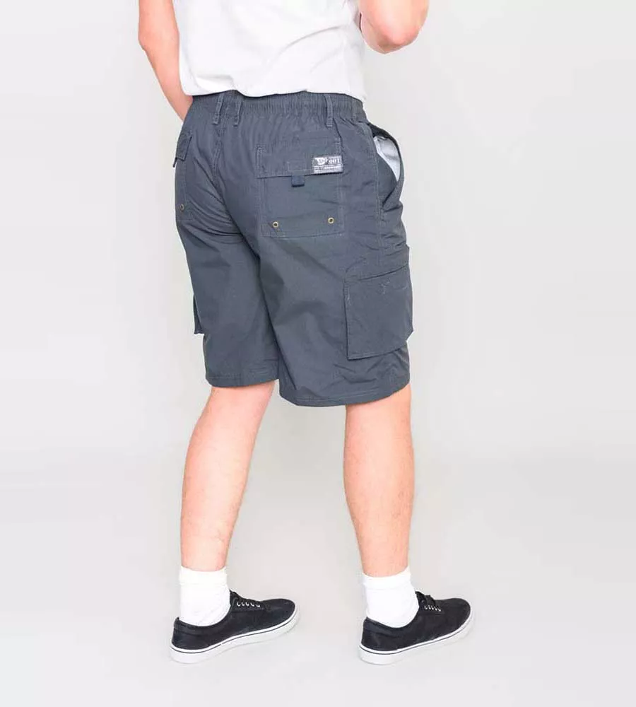 D555 Mens Navy Cargo Short With Shaped Leg Pockets (NICK)