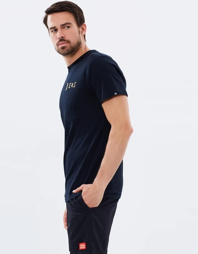 Deus Ex Machina  |Crew Neck Street Style Cotton Short Sleeves Logo Surf Style