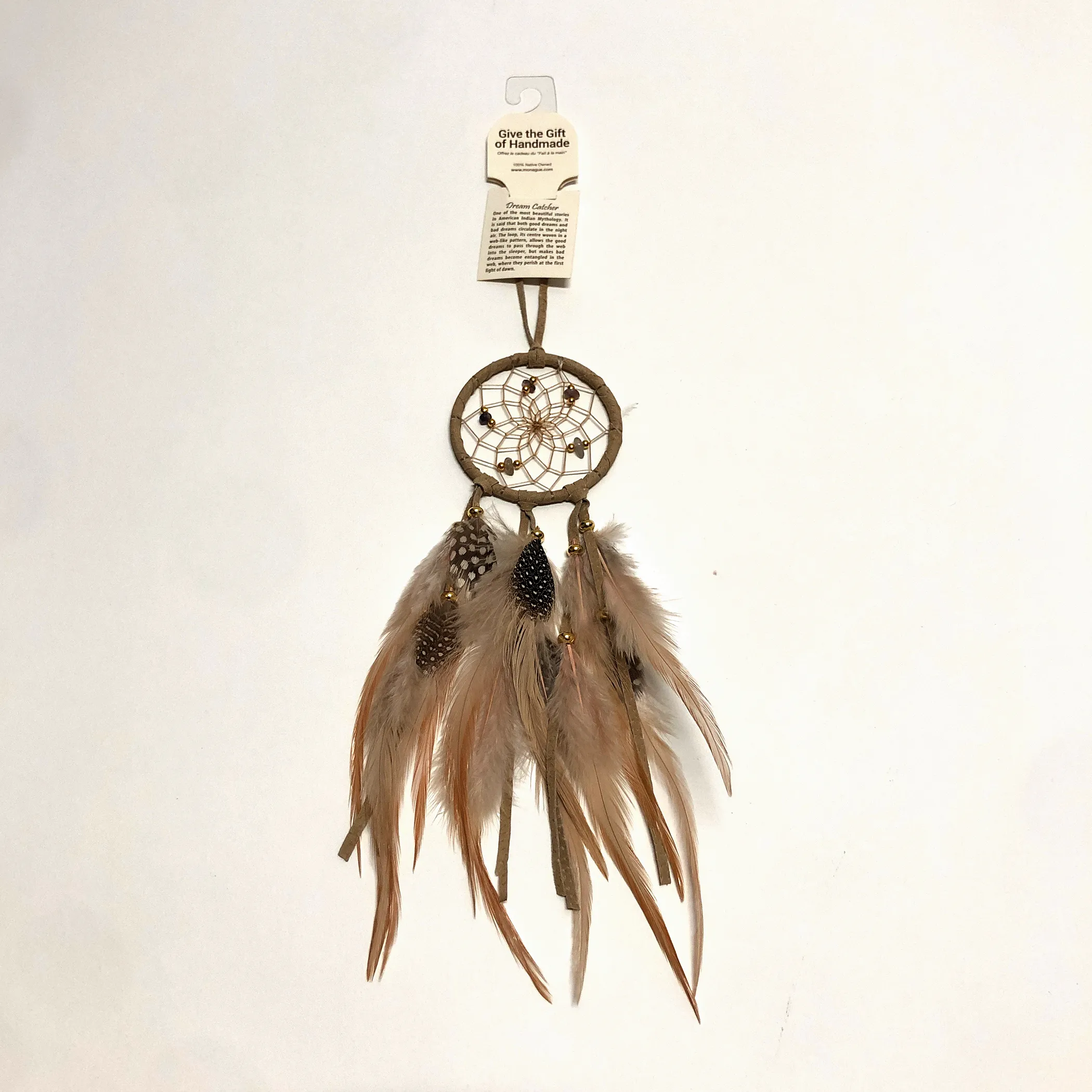 Dreamcatcher | Classic 2.5 dia. (Tan) by Monague Indigenous Crafts & Gifts