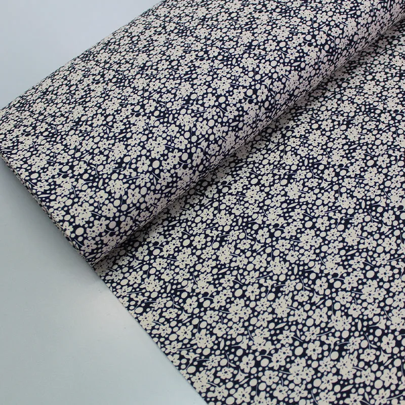 Dressmaking Viscose - Navy - Meadow