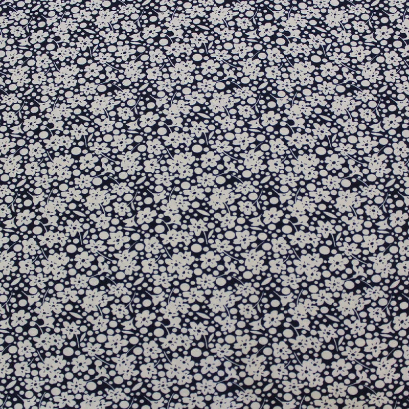 Dressmaking Viscose - Navy - Meadow