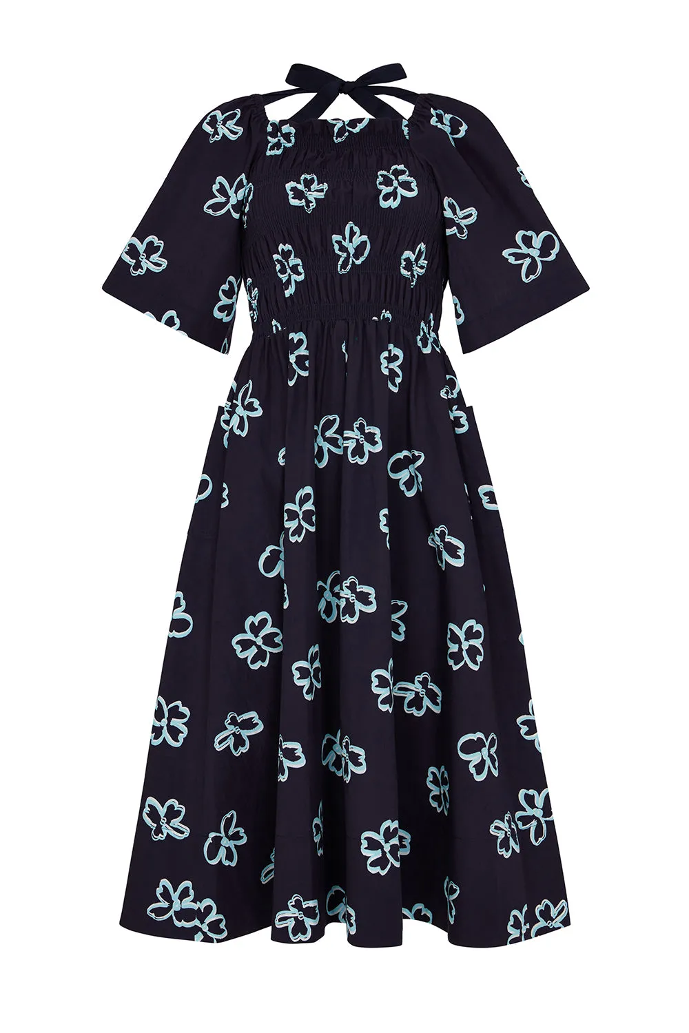 Elloise Dress Navy Floral