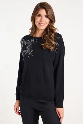 Embellished Star Jumper