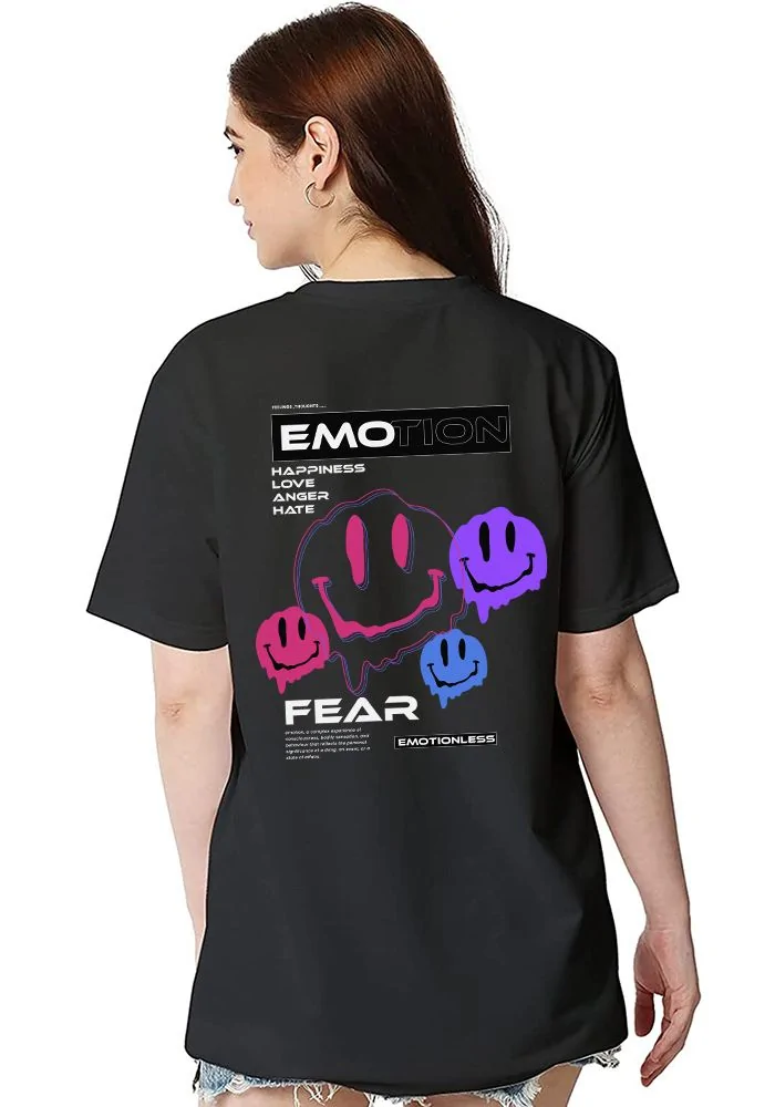 Emotional Fear Women Oversized T-Shirt