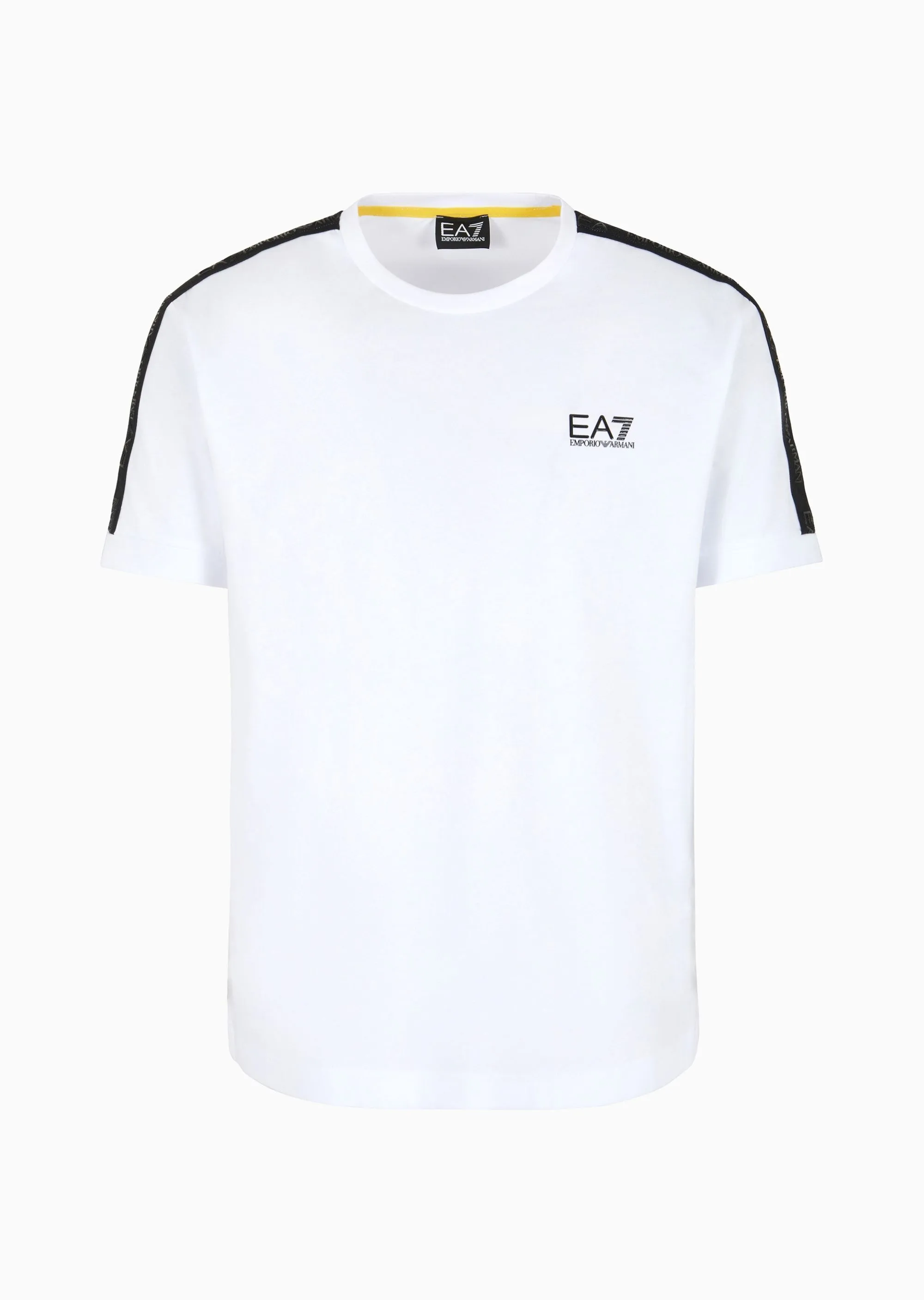 EMPORIO ARMANI  |Crew Neck Street Style Plain Cotton Short Sleeves Logo