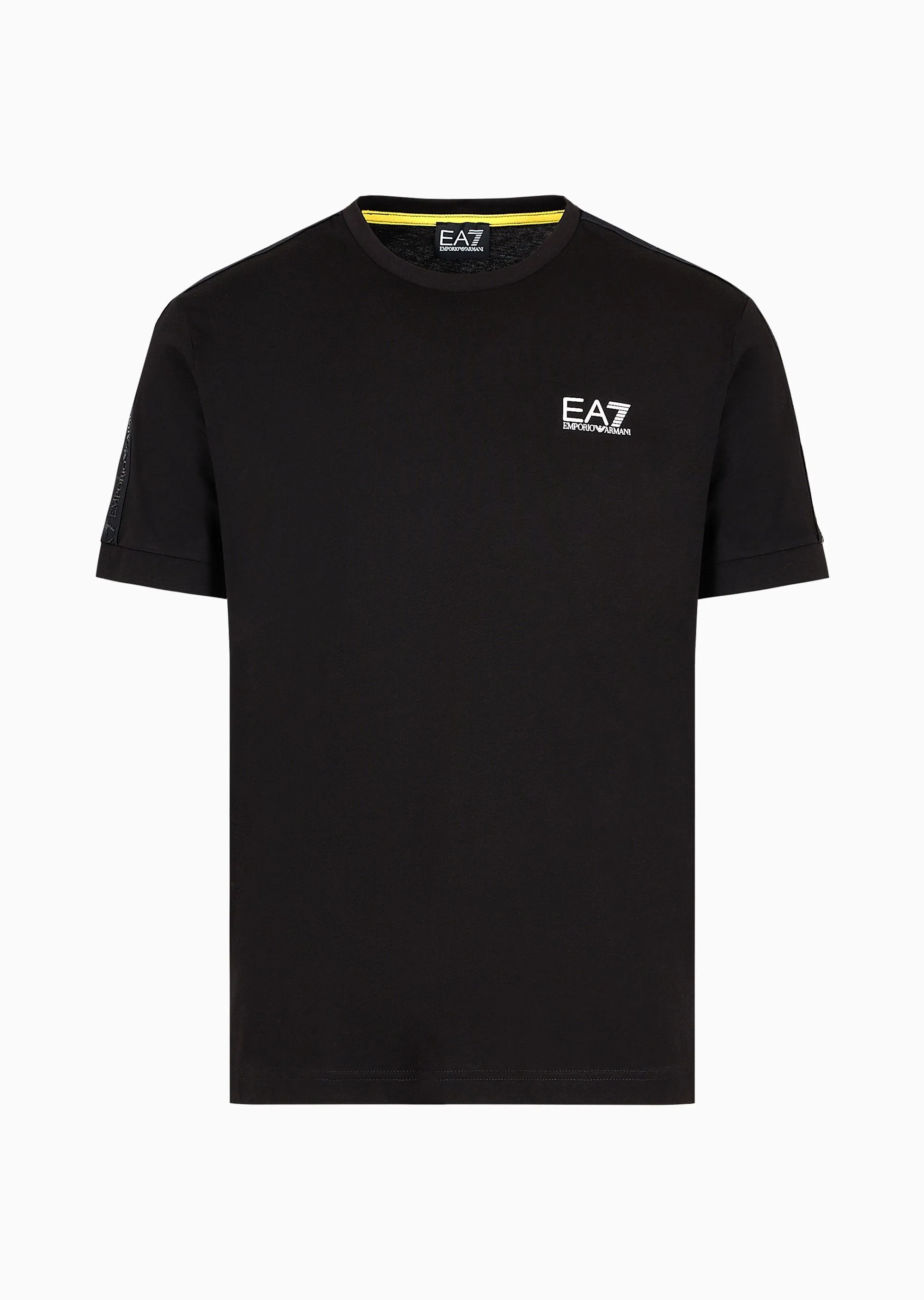 EMPORIO ARMANI  |Crew Neck Street Style Plain Cotton Short Sleeves Logo