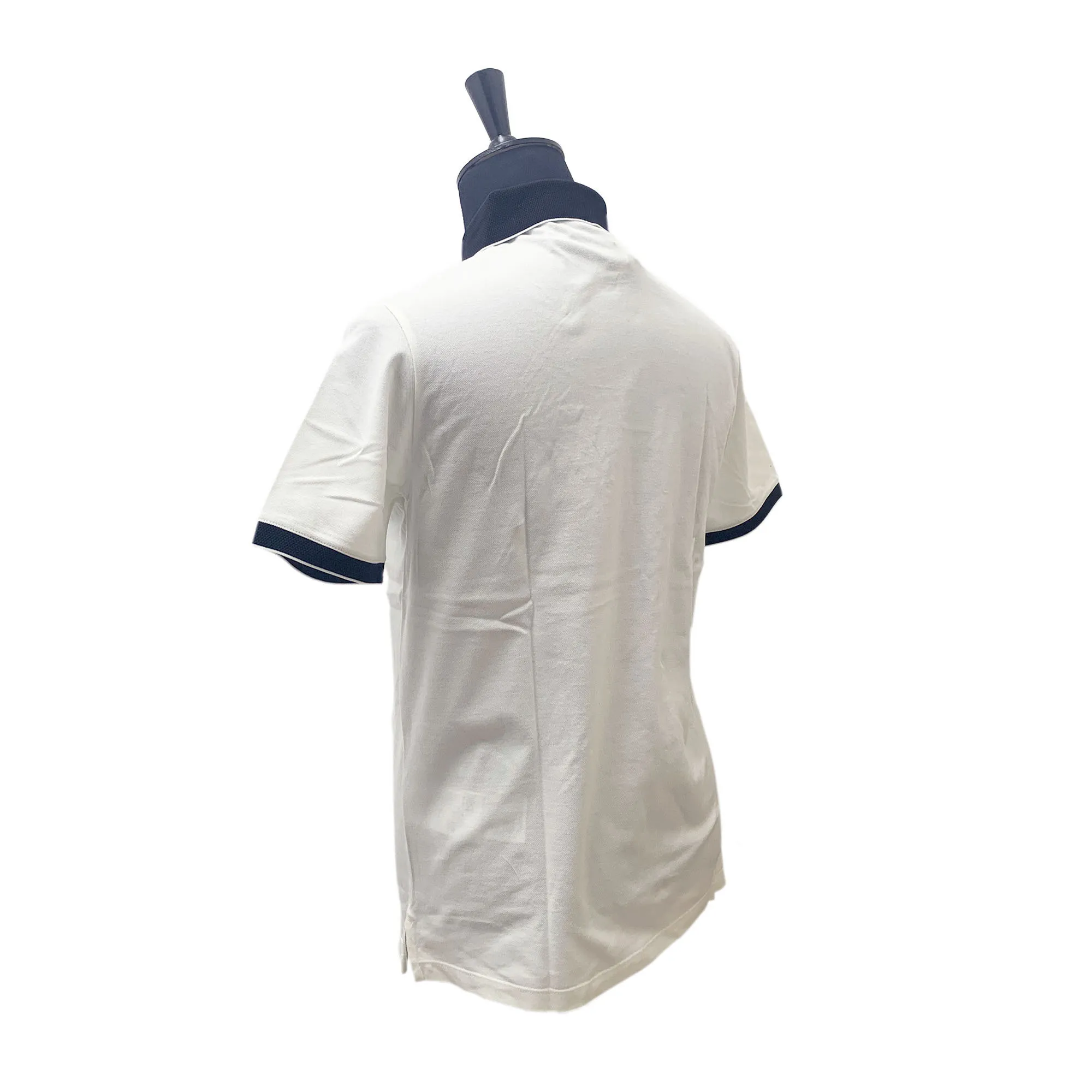 EMPORIO ARMANI  |Plain Cotton Short Sleeves Logo Polos