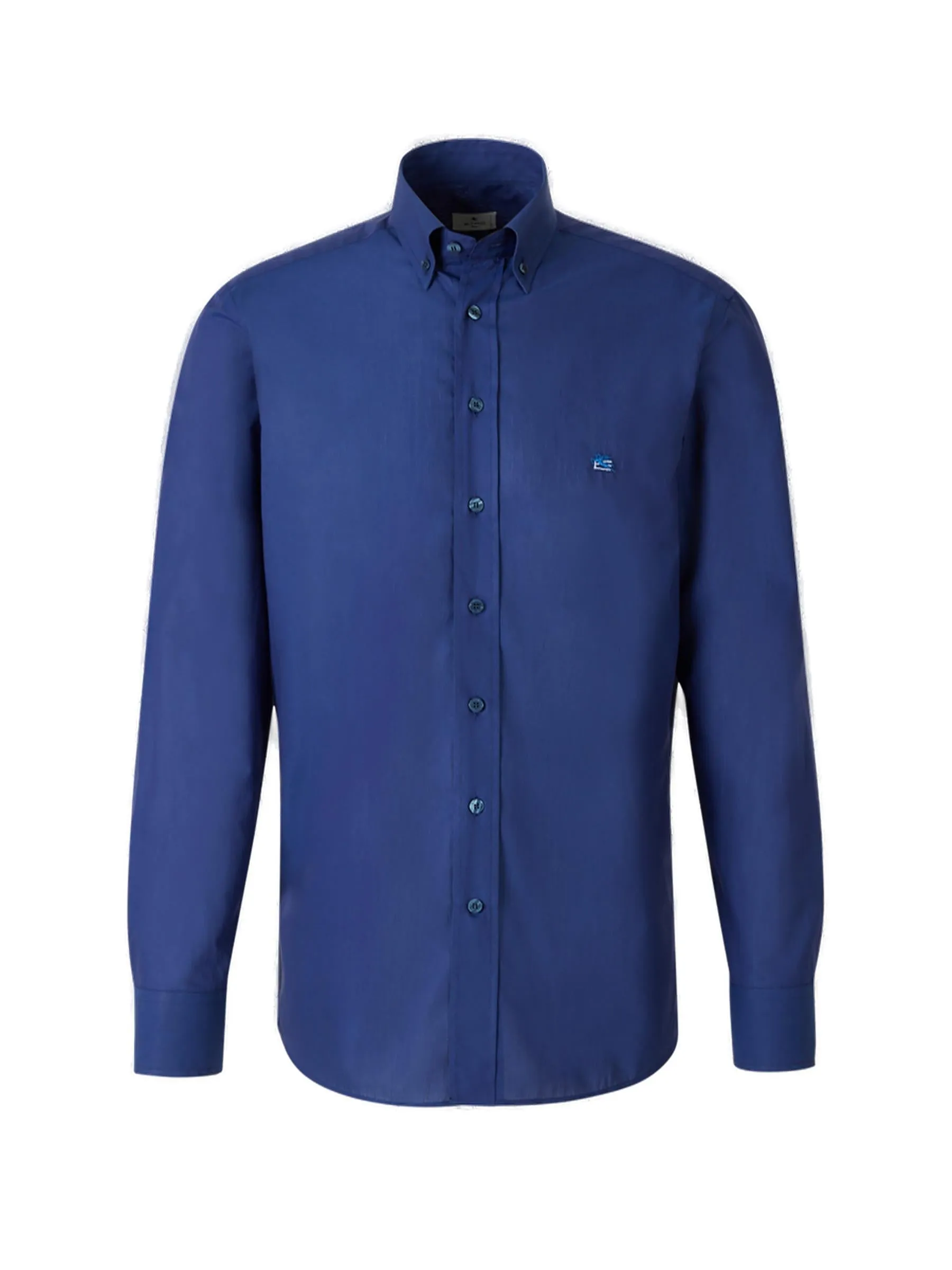 Etro Logo Embroidered Long-Sleeved Shirt