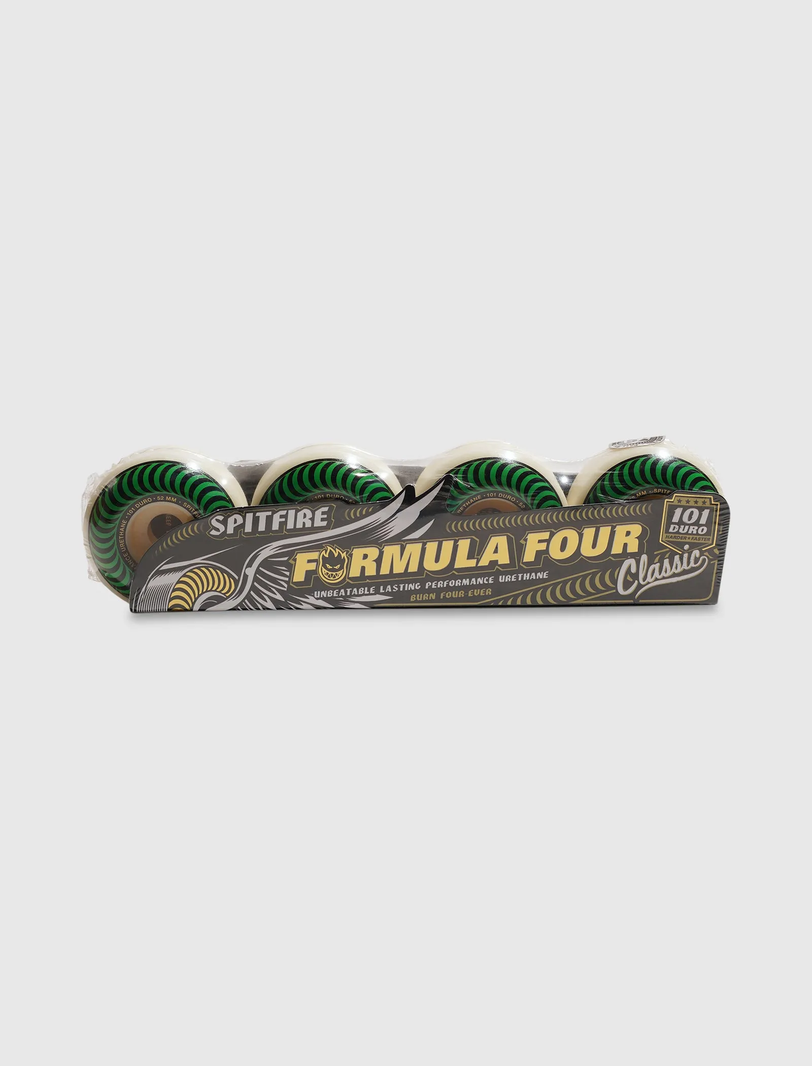 FORMULA 4 CLASSIC SWIRL SKATEBOARD WHEELS 52MM 101A - SET OF 4