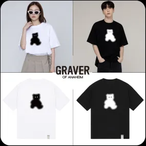 GRAVER  |Unisex Street Style Cotton Short Sleeves Logo T-Shirts