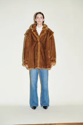 GWYNETH COAT HONEY MINK