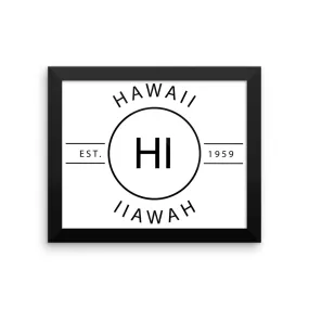 Hawaii - Framed Print - Reflections