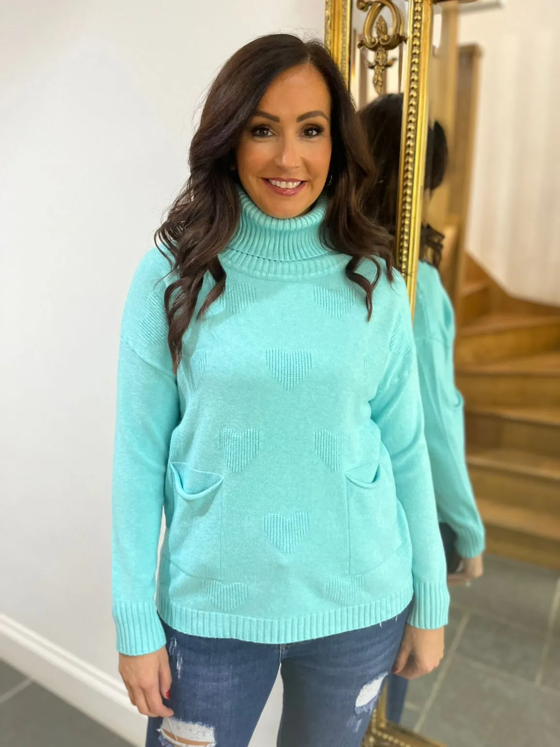 Heart Embossed Jumper Casey