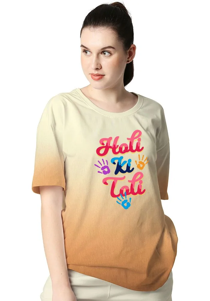 Holi Toli Women Oversized T-Shirt