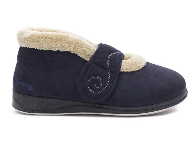  Hush Mary Jane Slipper Bootie in Navy CLOSEOUTS  