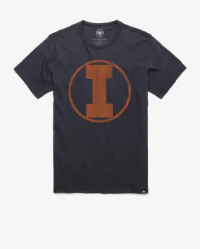 ILLINOIS FIGHTING ILLINI VINTAGE GRIT '47 SCRUM TEE