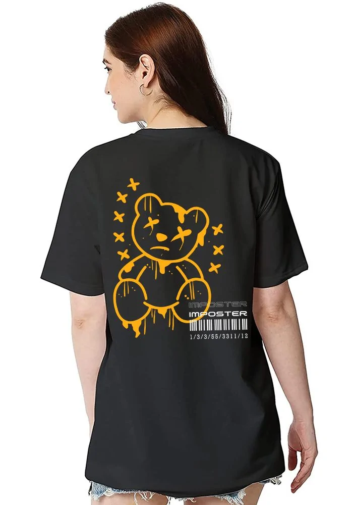 Imposter Bear Women Oversized T-Shirt