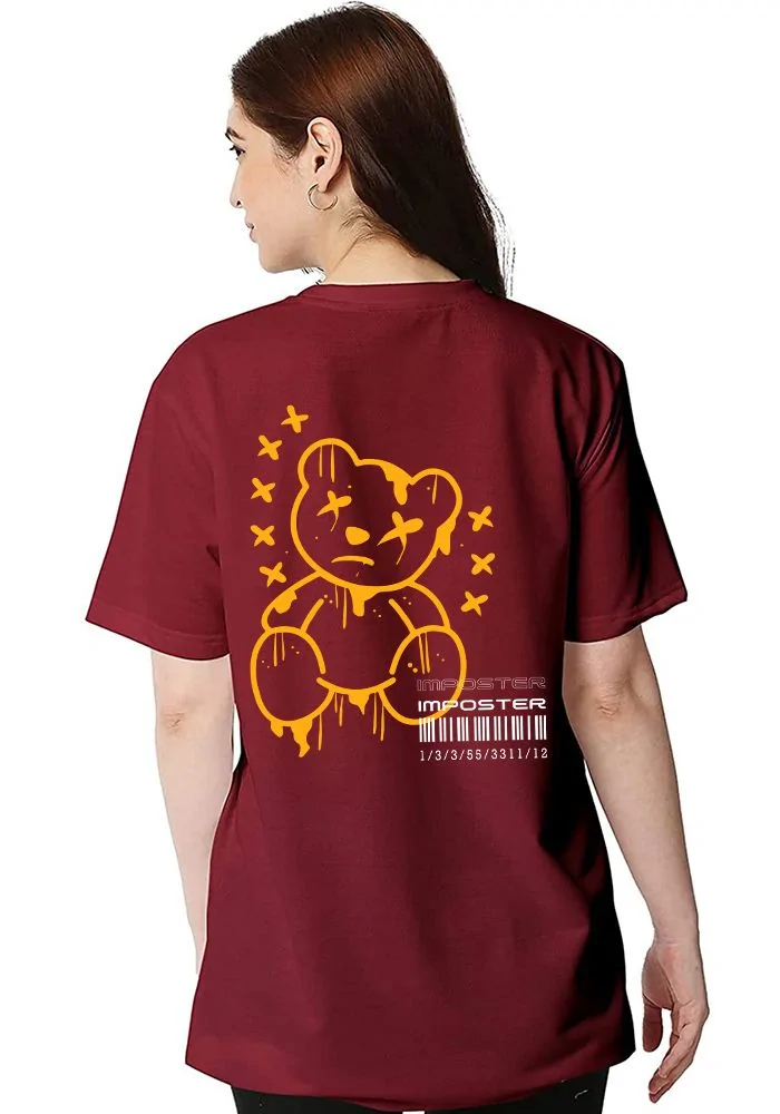 Imposter Bear Women Oversized T-Shirt