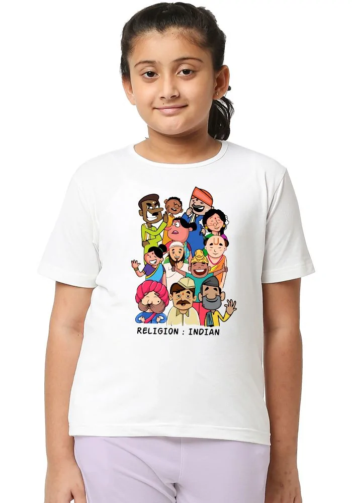 Indian Religion Senior Kids T-Shirt