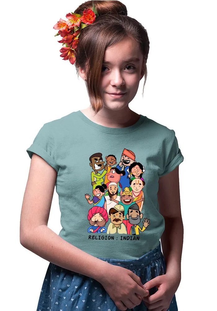 Indian Religion Senior Kids T-Shirt