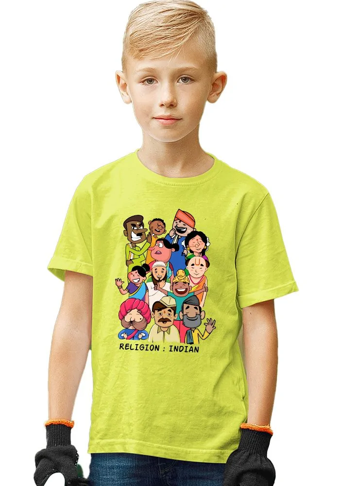 Indian Religion Senior Kids T-Shirt