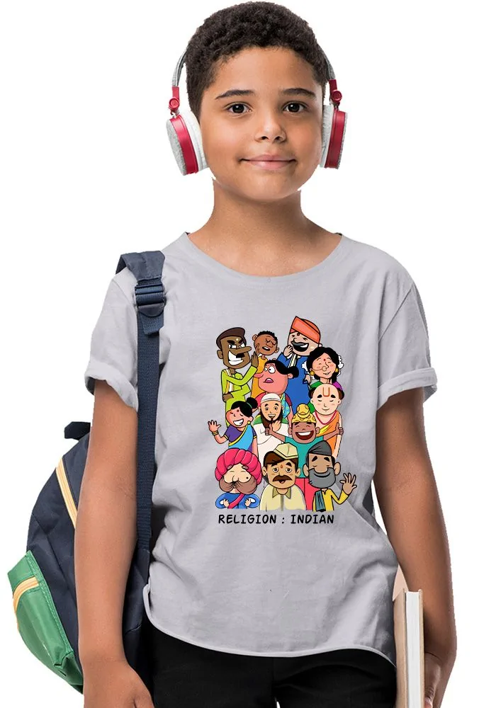 Indian Religion Senior Kids T-Shirt