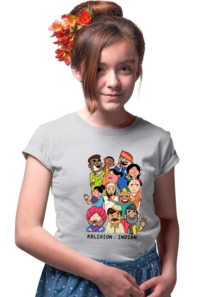 Indian Religion Senior Kids T-Shirt