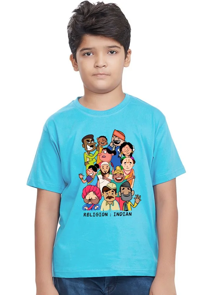 Indian Religion Senior Kids T-Shirt