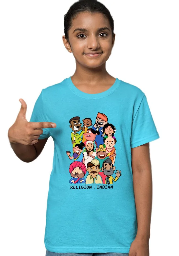 Indian Religion Senior Kids T-Shirt