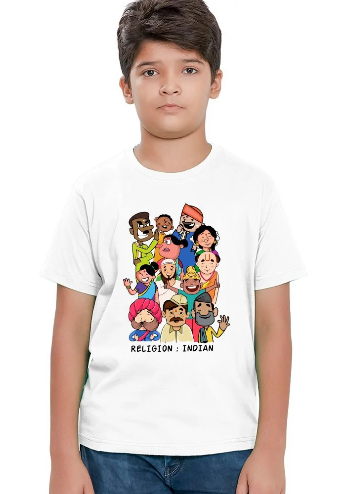 Indian Religion Senior Kids T-Shirt