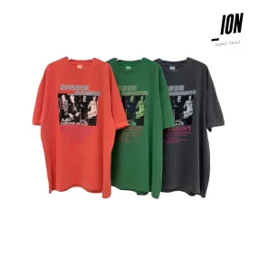 IONSEOUL  |Unisex Street Style Cotton Short Sleeves Logo T-Shirts