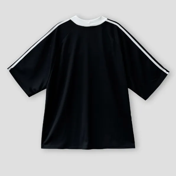 IONSEOUL  |Unisex Street Style Plain Oversized Logo T-Shirts