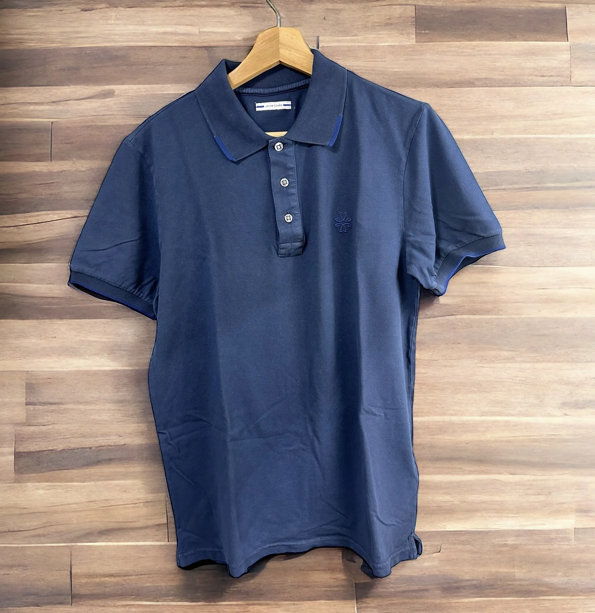 JACOB COHEN  |Plain Cotton Short Sleeves Logo Polos