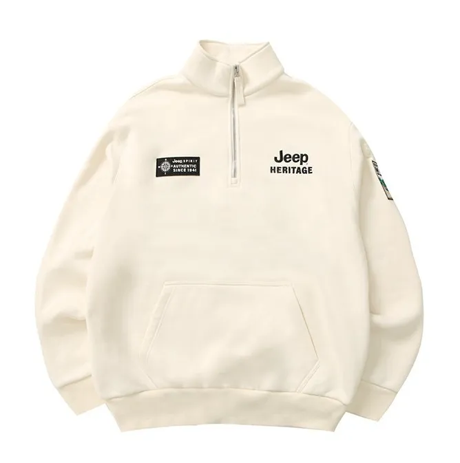 JEEP  |Unisex Street Style Logo Sweatshirts