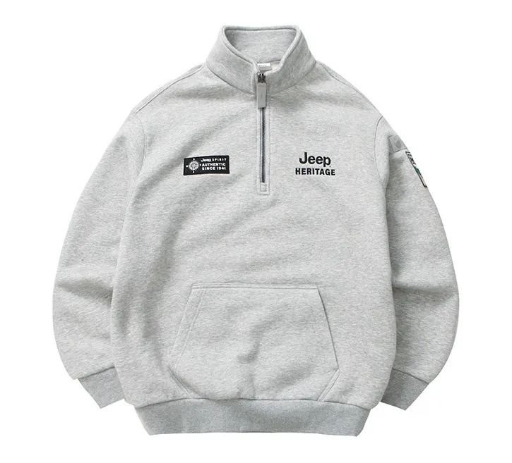 JEEP  |Unisex Street Style Logo Sweatshirts