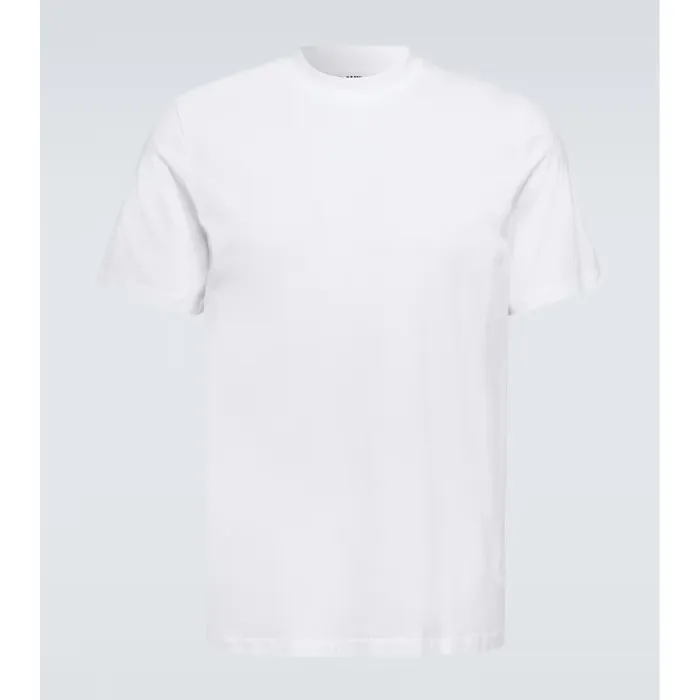 Jil Sander  |Crew Neck Street Style Plain Cotton Short Sleeves Designers