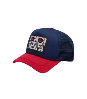 KIDS JUMBLE ROBOT LOGO CAP - NAVY