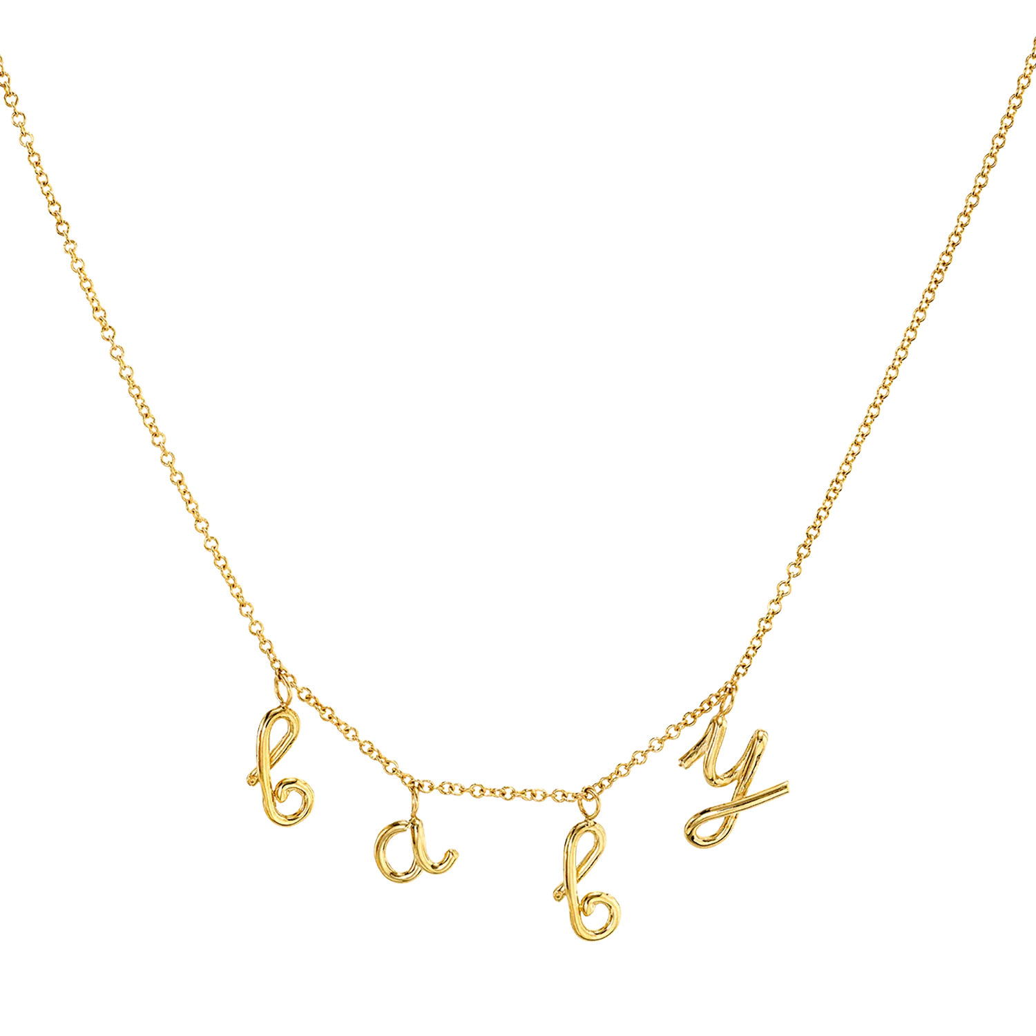 Kids Mini Letter Baby Necklace