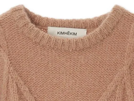 KIMHEKIM  |Crew Neck Casual Style Long Sleeves Plain Office Style