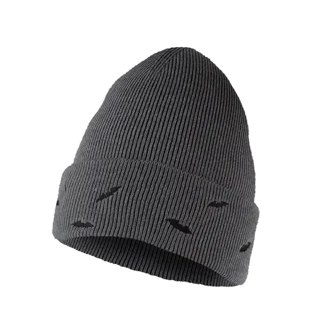 Knitted Beanie (Kids) - Grey Heather