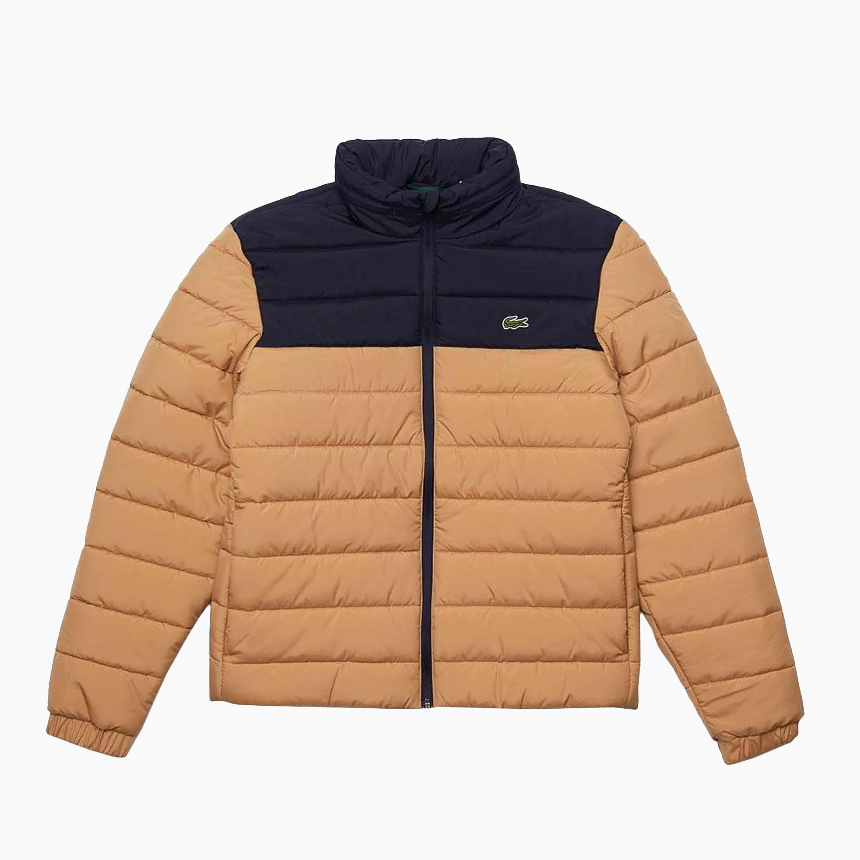 LACOSTE BLOUSON PADDED CAMEL & NAVY - BH77744