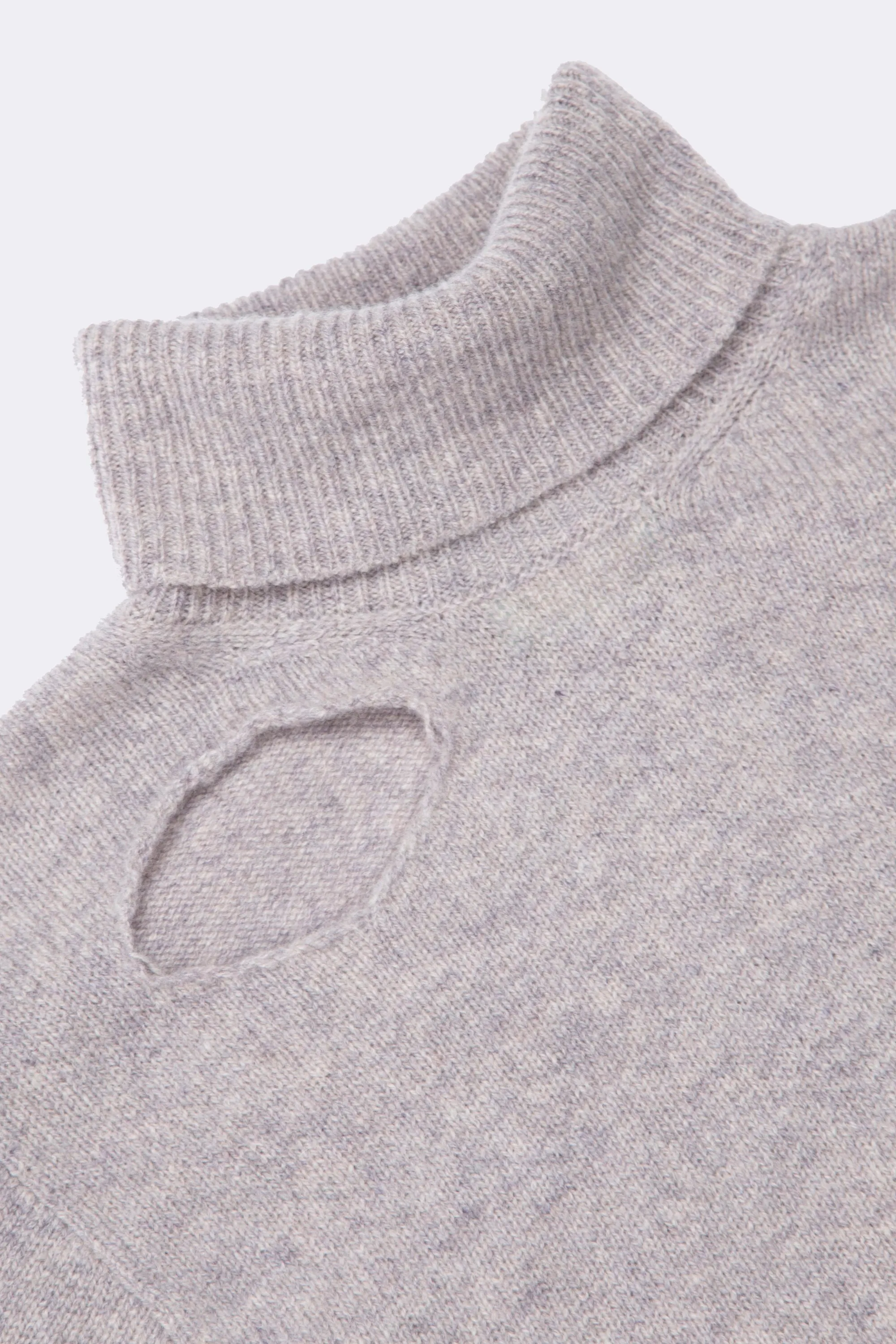 Lambswool Roll Neck Jumper