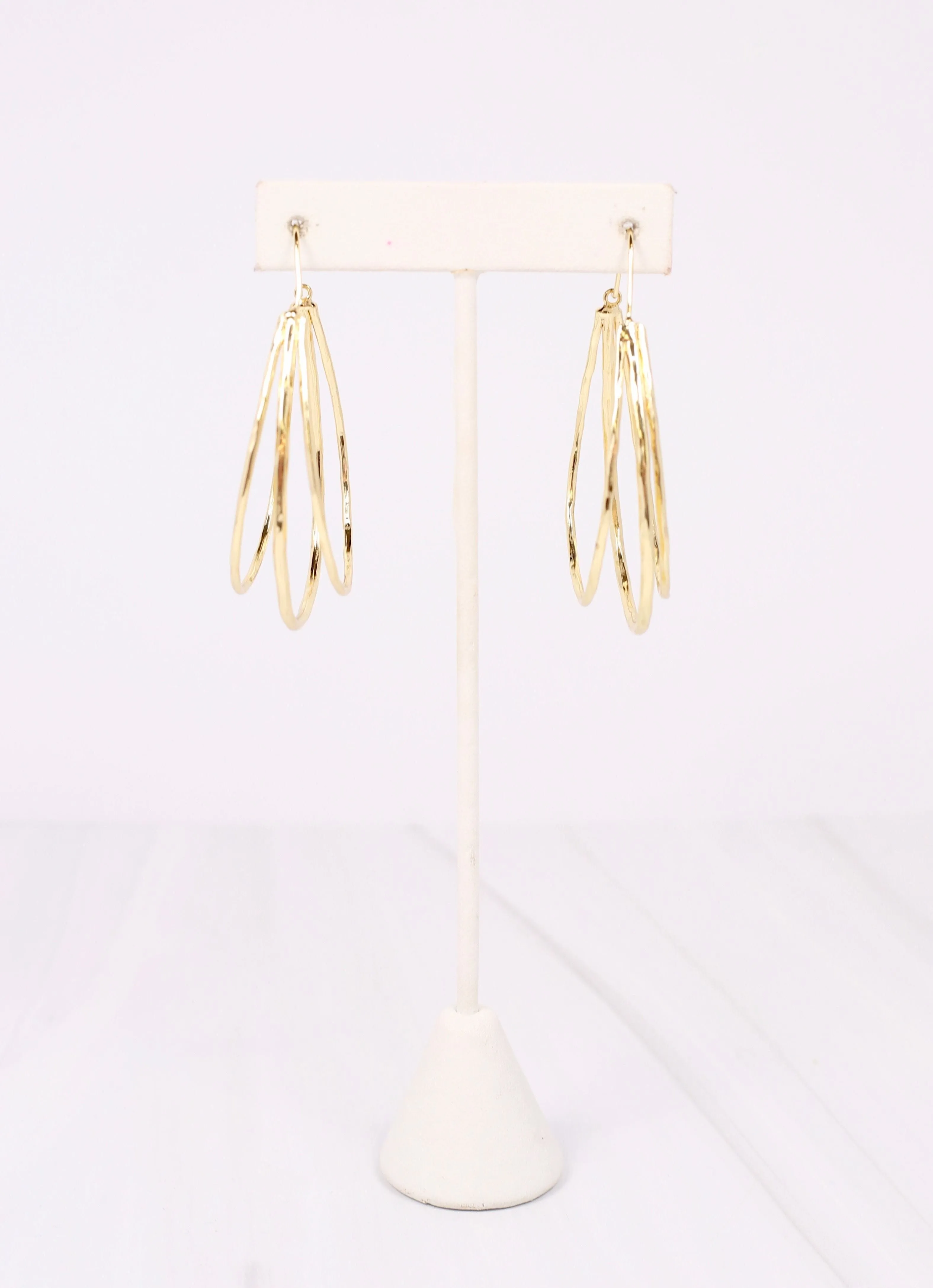 Lance Open Drop Earring GOLD