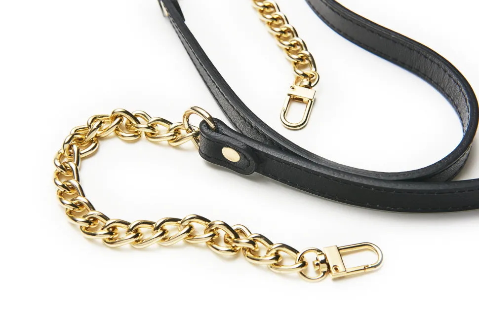 LEATHER MIXED CHAIN