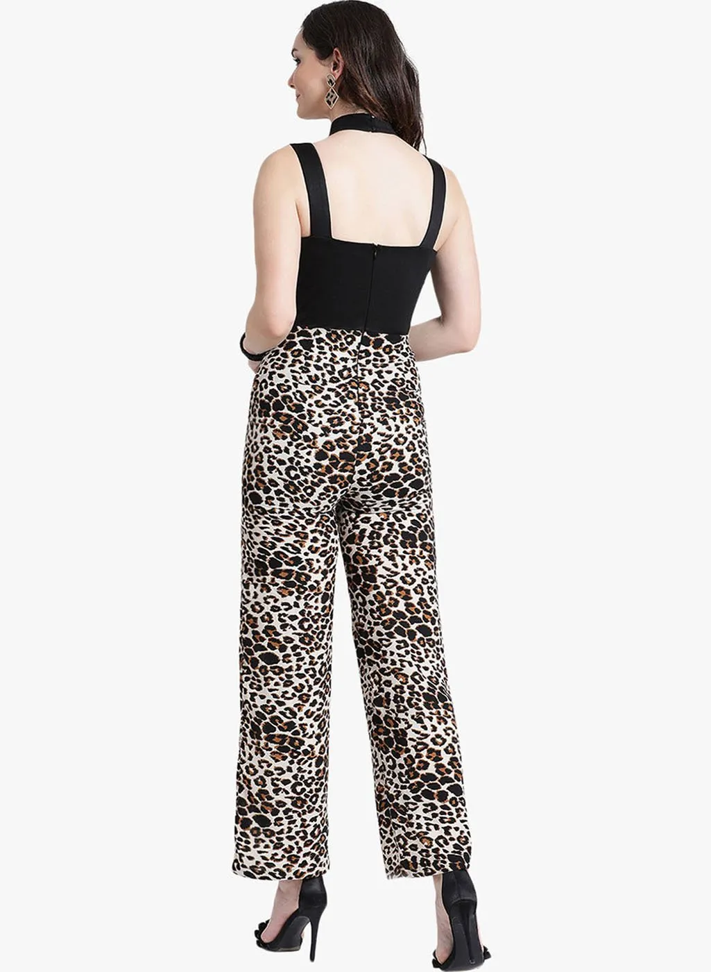 Leopard Print Jujmpsuit