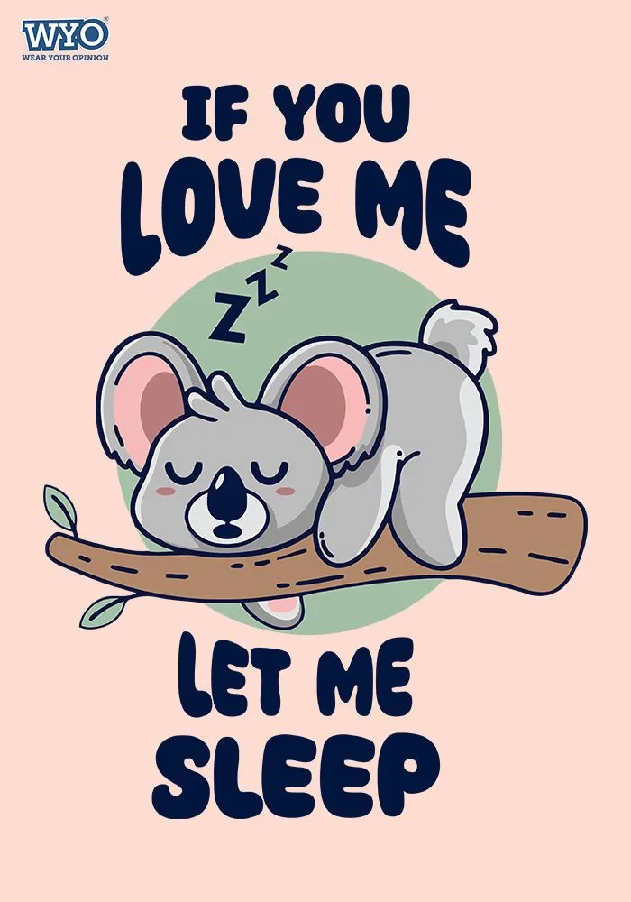 Let Me Sleep Senior Kids T-Shirt